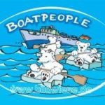 Boatpeople Postcard