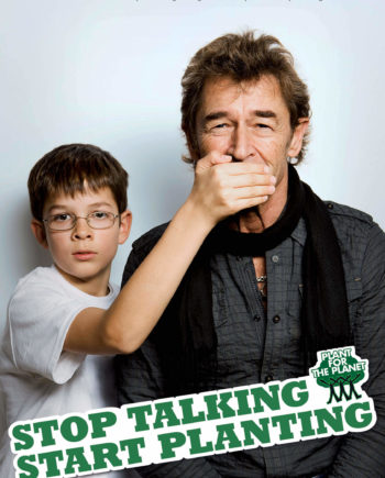 Stop talking. Start planting. alle 5 Poster