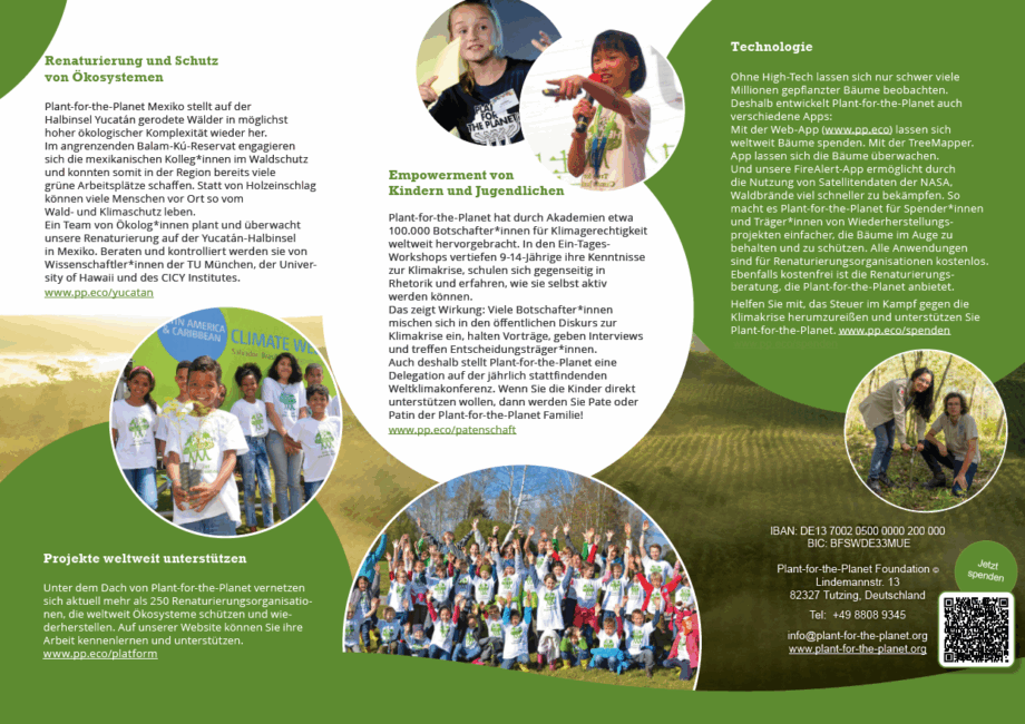 Plant-for-the-Planet Mitmach-Flyer
