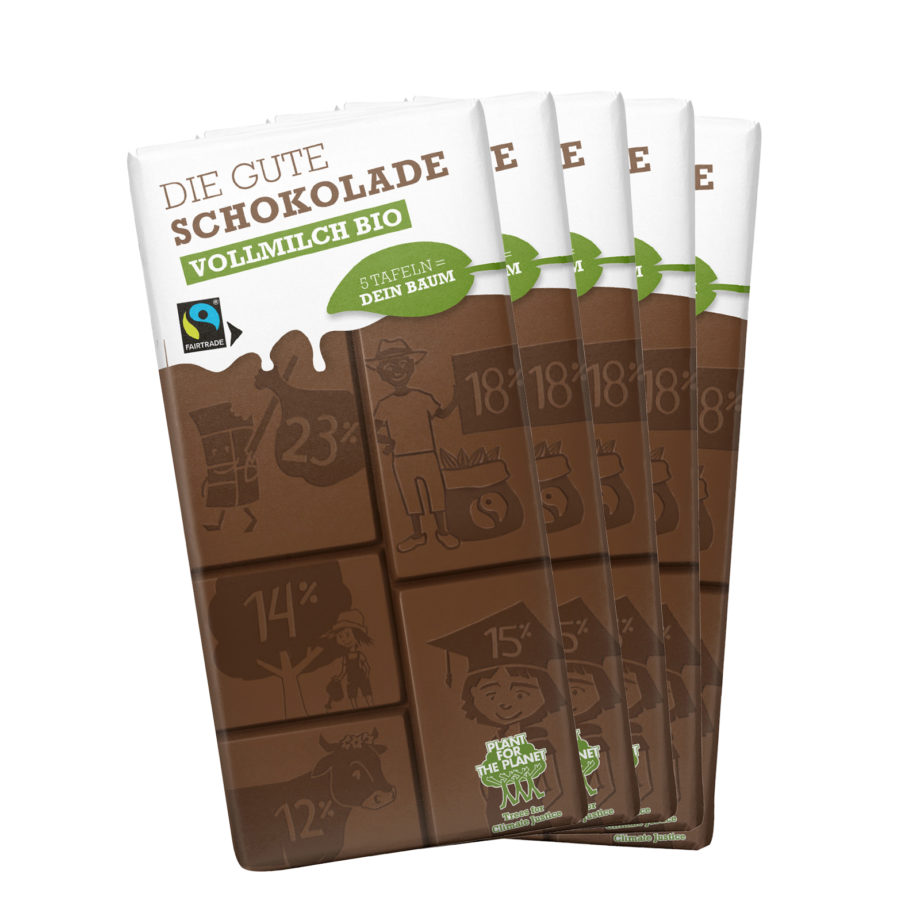 Die Gute Schokolade BIO - Sonderpreis für Wiederverkäufer (156 Tafeln)