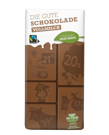 Die Gute Schokolade VOLLMILCH (14 Tafeln)