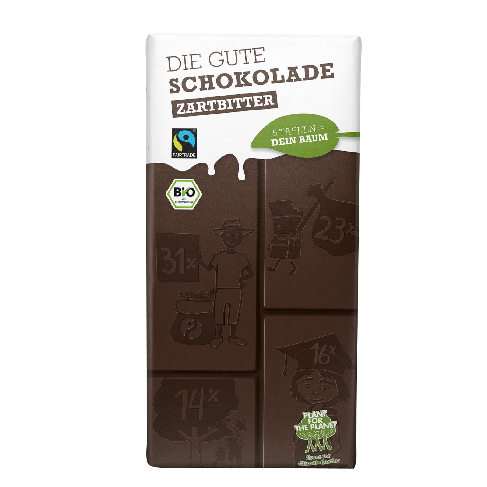 Die Gute Schokolade Zartbitter Bio (13 Tafeln) – Der Gute Shop by Plant ...
