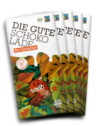 Die Gute Schokolade BIO ZARTBITTER - Sonderpreis für Wiederverkäufer (156 Tafeln)