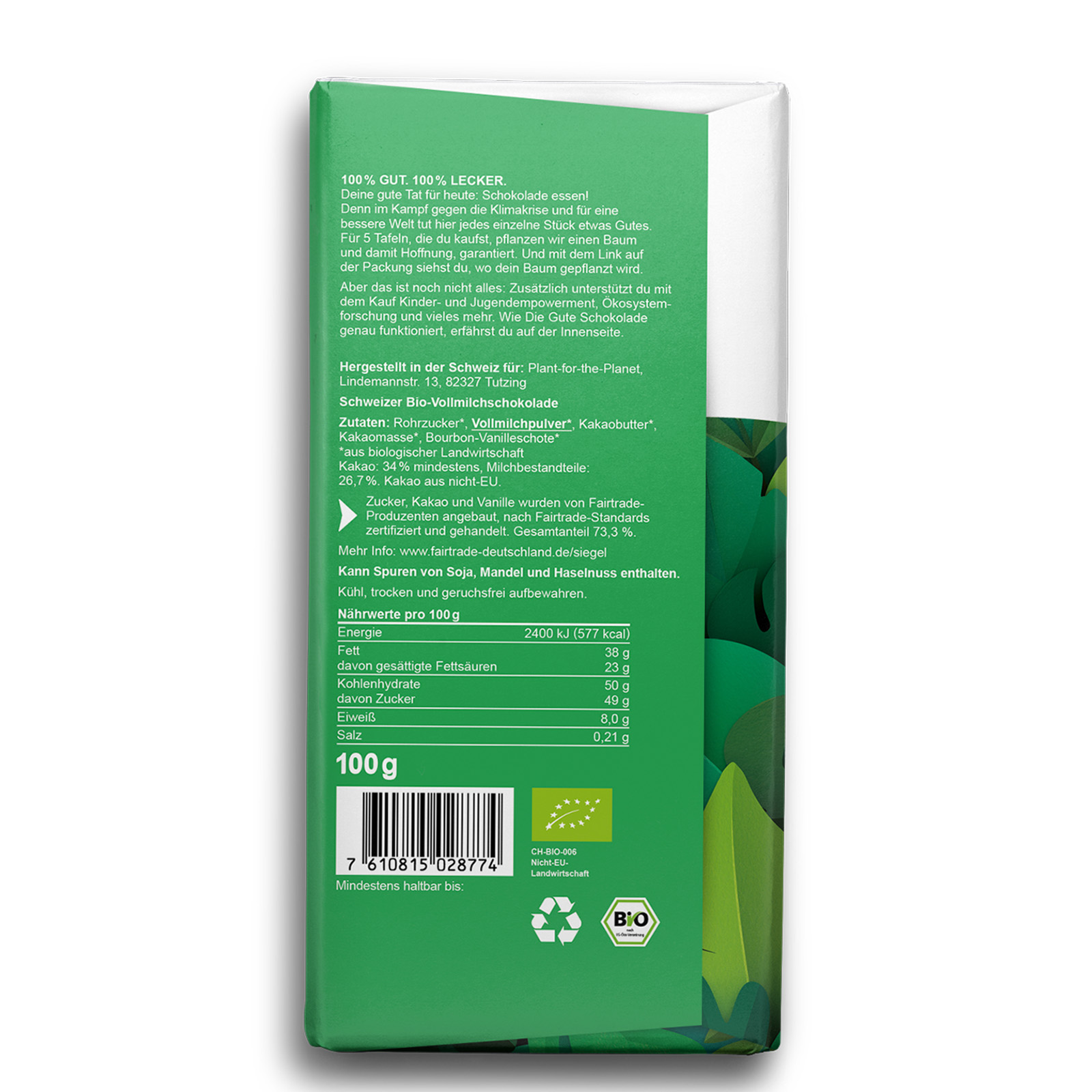 Die Gute Schokolade BIO Vollmilch (13 Tafeln)