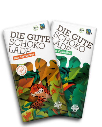 MIX Sonderpreis: 6x Die Gute Schokolade BIO Vollmilch (13 Tafeln) + 6x Die Gute Schokolade Bio ZARTBITTER  ( 13 Tafeln) für Wiederverkäufer