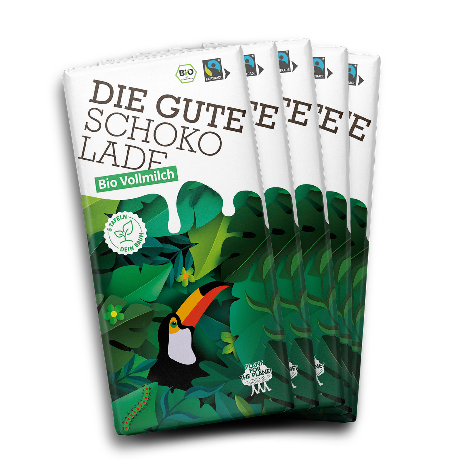 Die Gute Schokolade BIO Vollmilch - Sonderpreis für Wiederverkäufer (156 Tafeln)