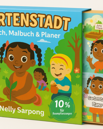 GARTENSTADT - Buch, Malbuch & Planer