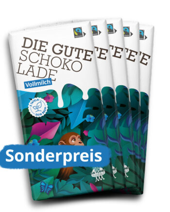 Die Gute Schokolade VOLLMILCH - Sonderpreis für Wiederverkäufer (168 Tafeln) kurzes MHD 25.10.2026